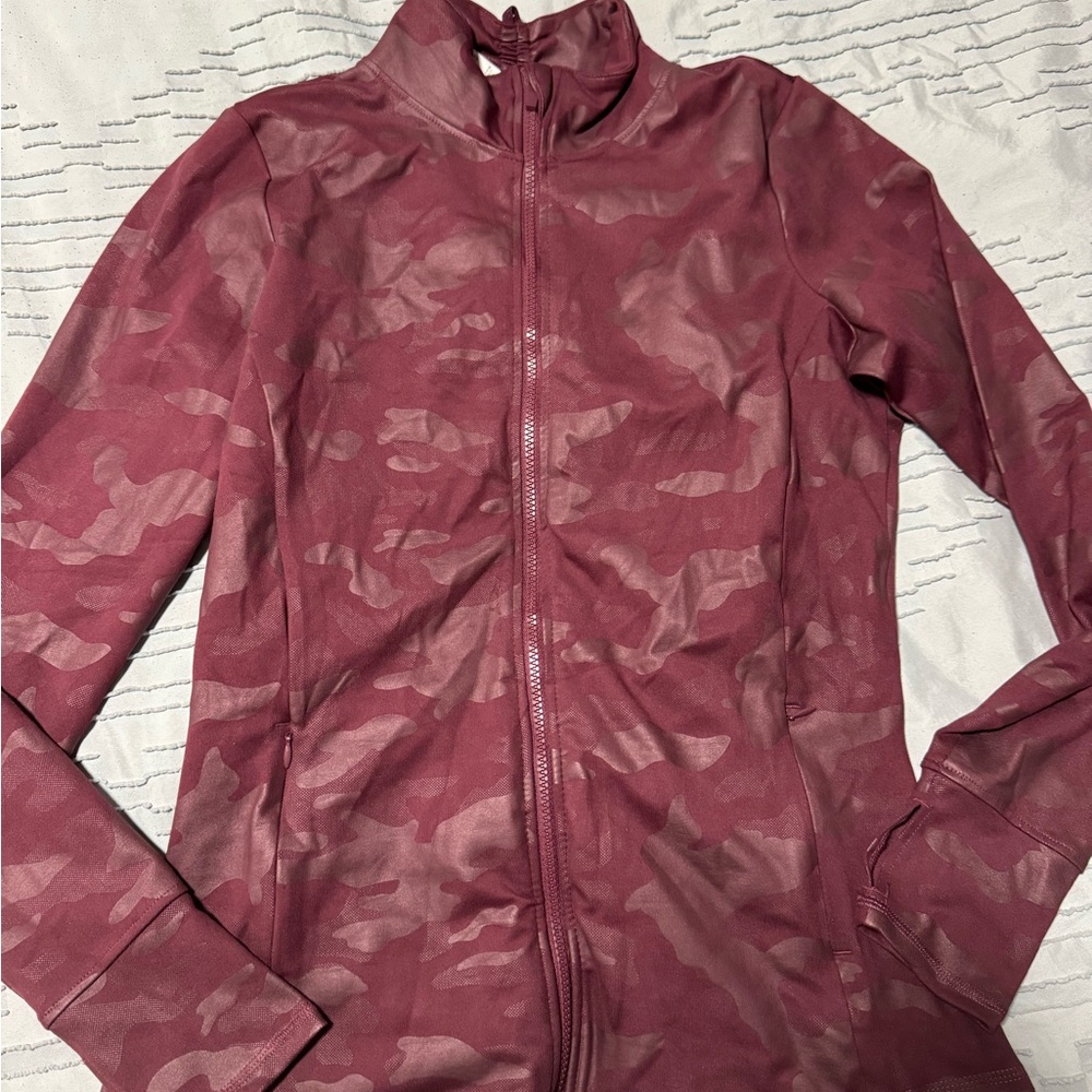 Marika Red Bomber Jacket Athletic Style